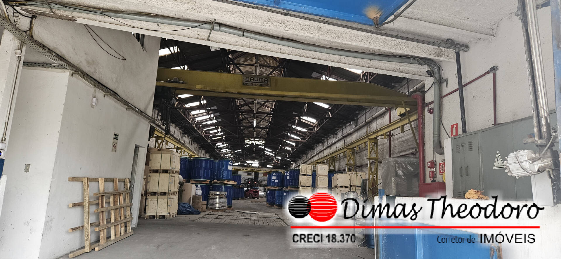 Depósito-Galpão, 1600 m² - Foto 1